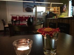 Tischdekoration im Ayan