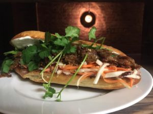 Belegter Snack im Santa Cantina