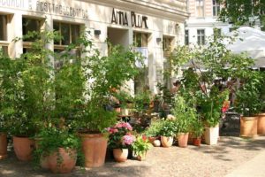 Außenansicht des Café Anna Blume
