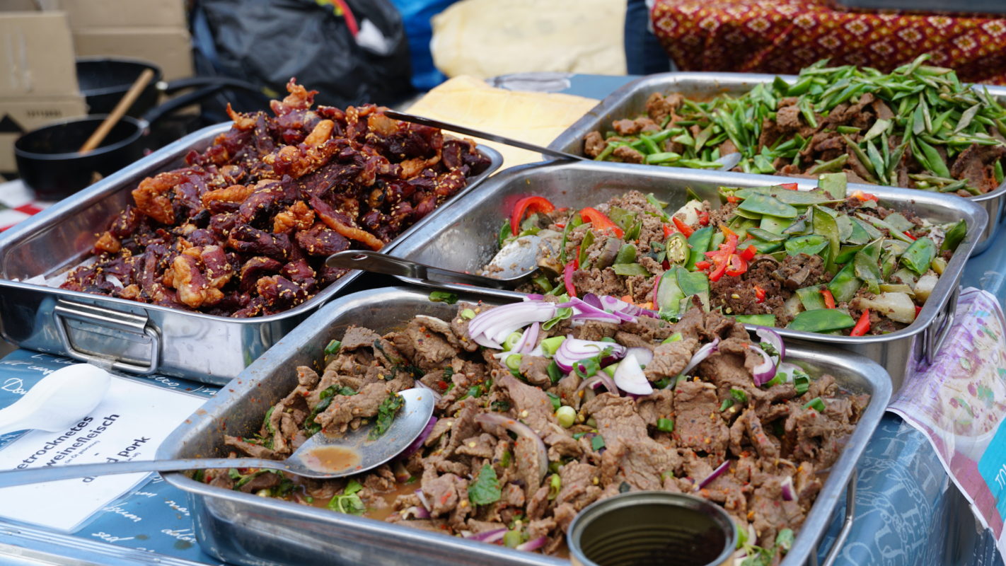 Asian street meat in Berlin